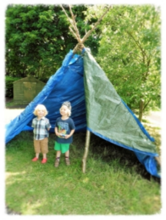 Free Tepee provided for a long term partner school.