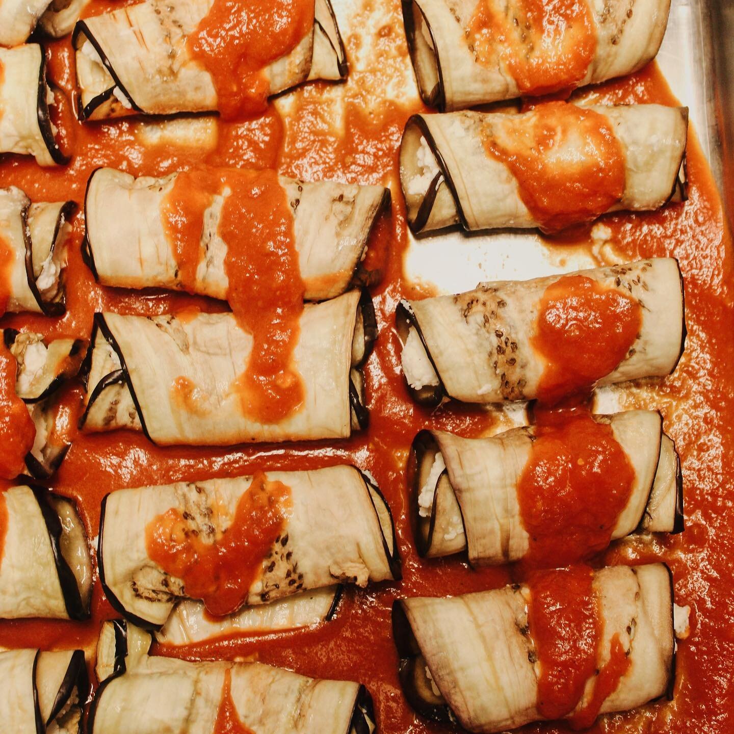 📸 Eggplant Parmigiana Tartlets from our Chianti tasting two weeks ago. 

This Sunday&rsquo;s Piemonte six-wine tasting paired with small bites has now SOLD OUT. We look forward to seeing you all!🍷