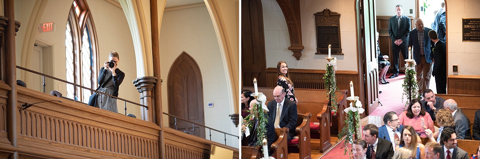 Paparazzi in the church taking photos of each other!!