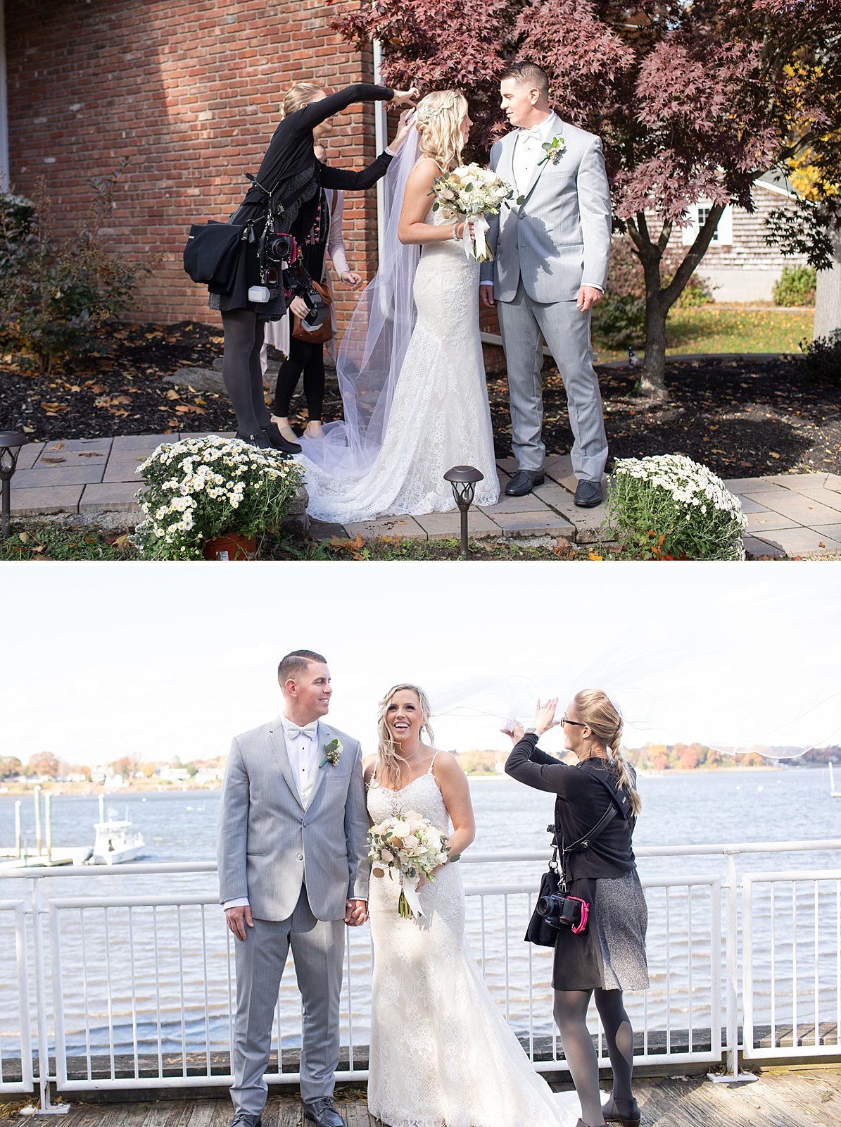 Pro Tip #5: Know how to put a veil in the bride’s hair… because they’ll definitely try to fly out!