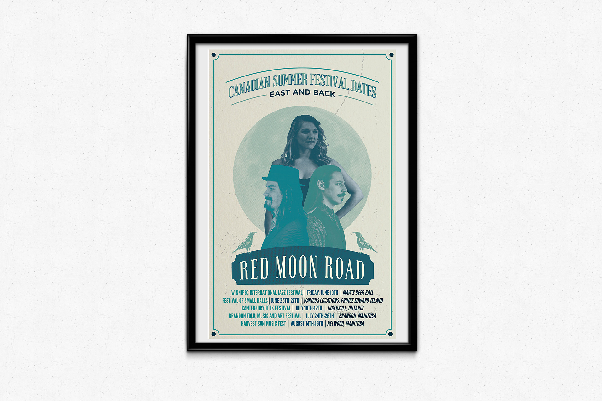 Red Moon Road Summer Tour Poster