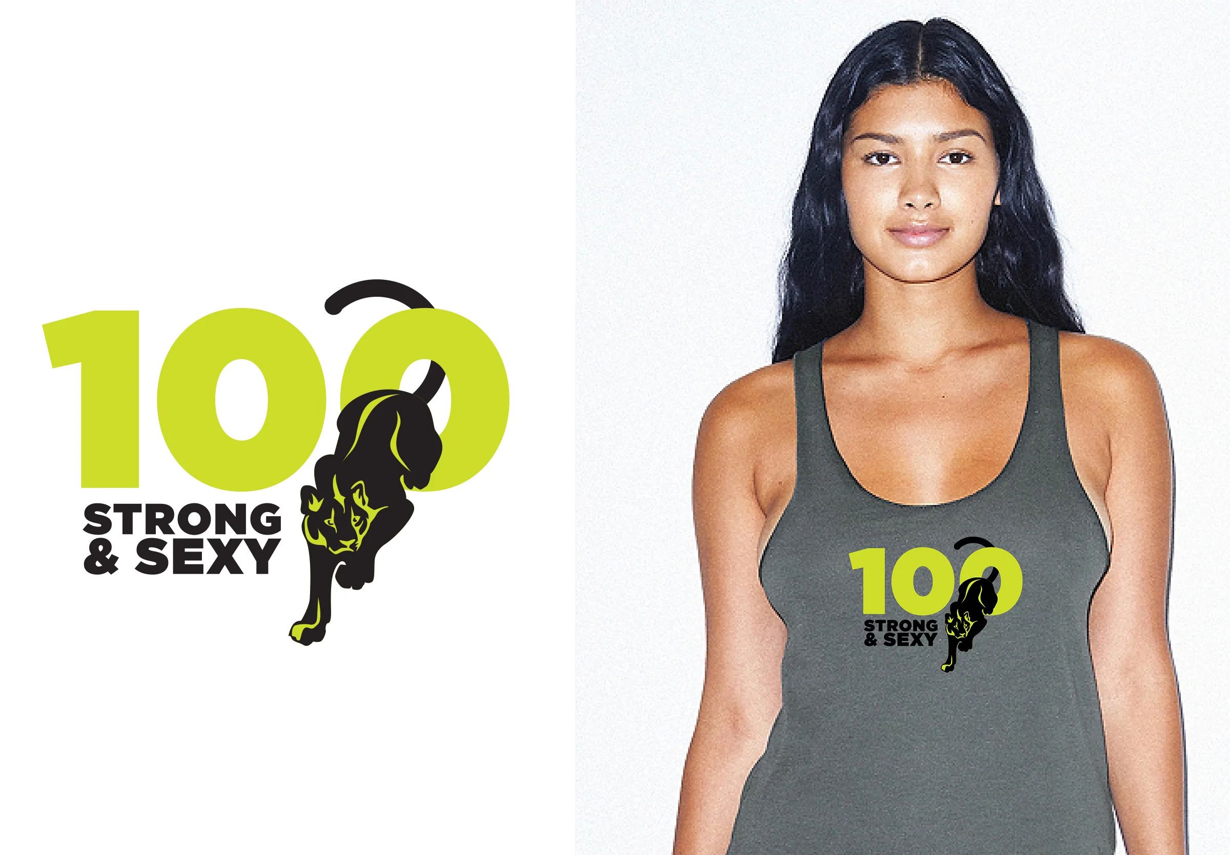 Jully Black — 100 Strong & Sexy Tee