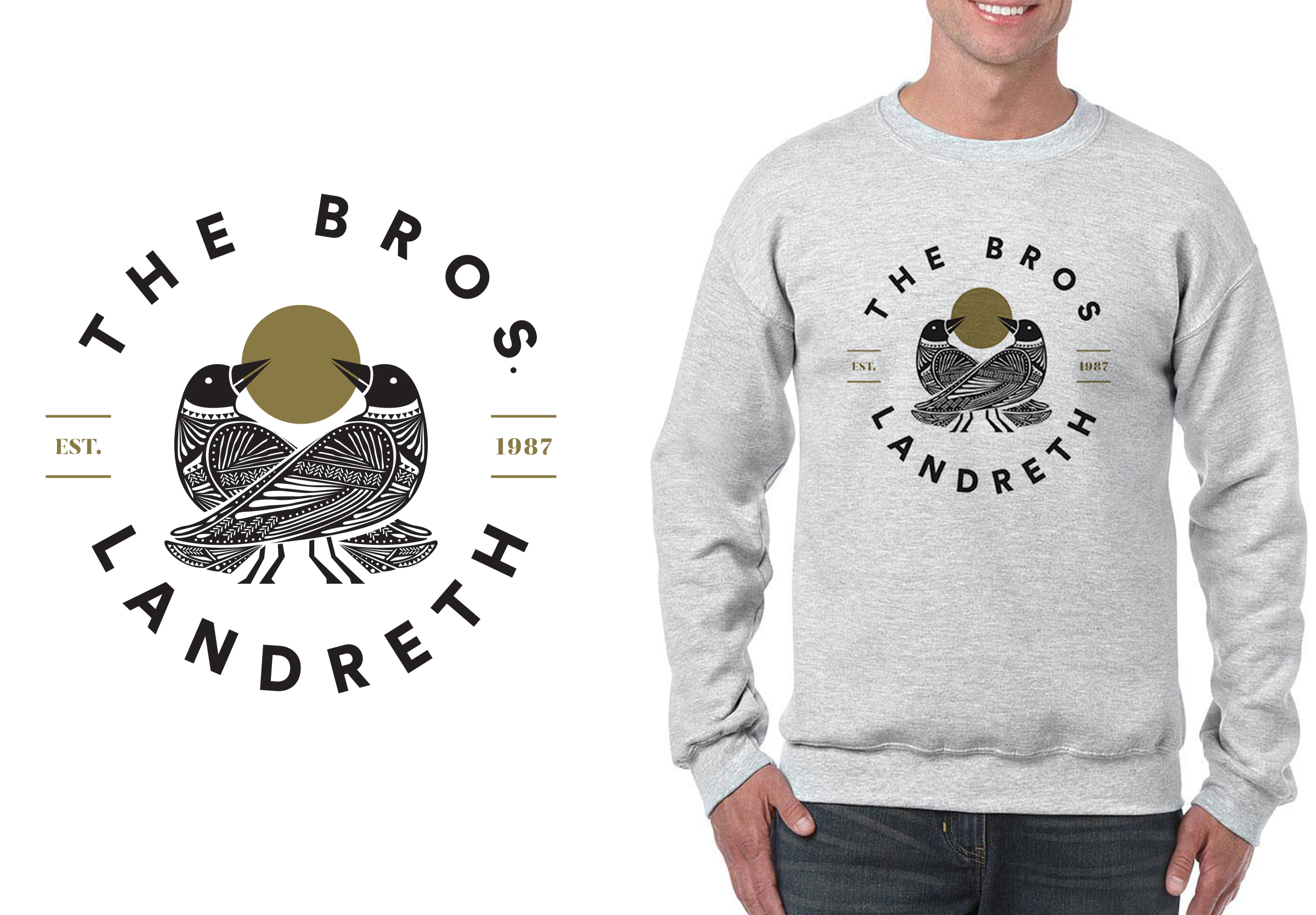 The Bros. Landreth — Raven Sweater