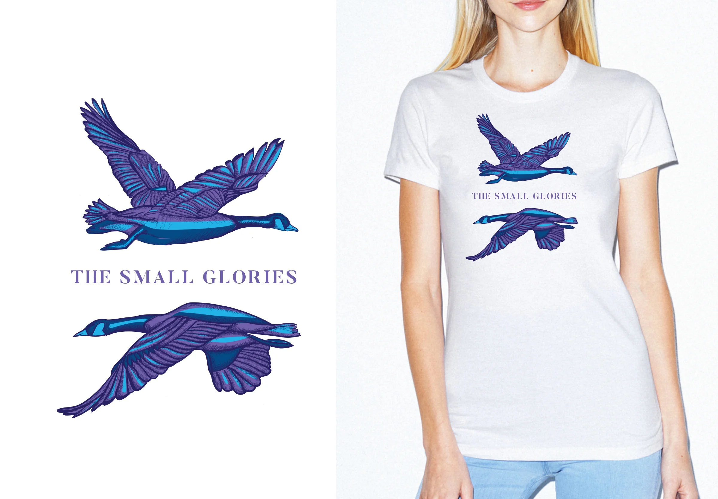 The Small Glories — Geese Tee