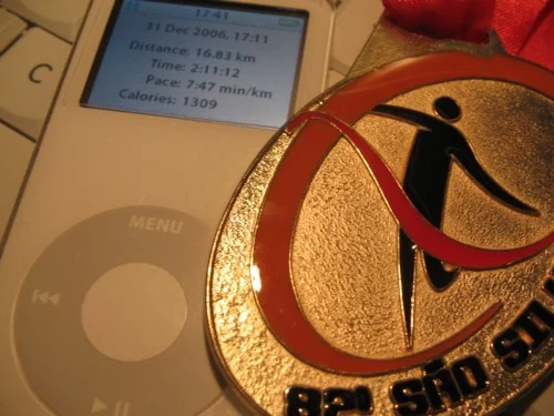 iPod nano e Nike+ usado na São Silvestre