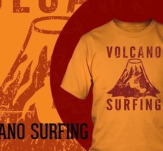 Volcano Surfing.