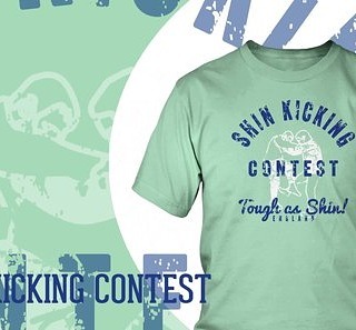 Shin Kicking contest.