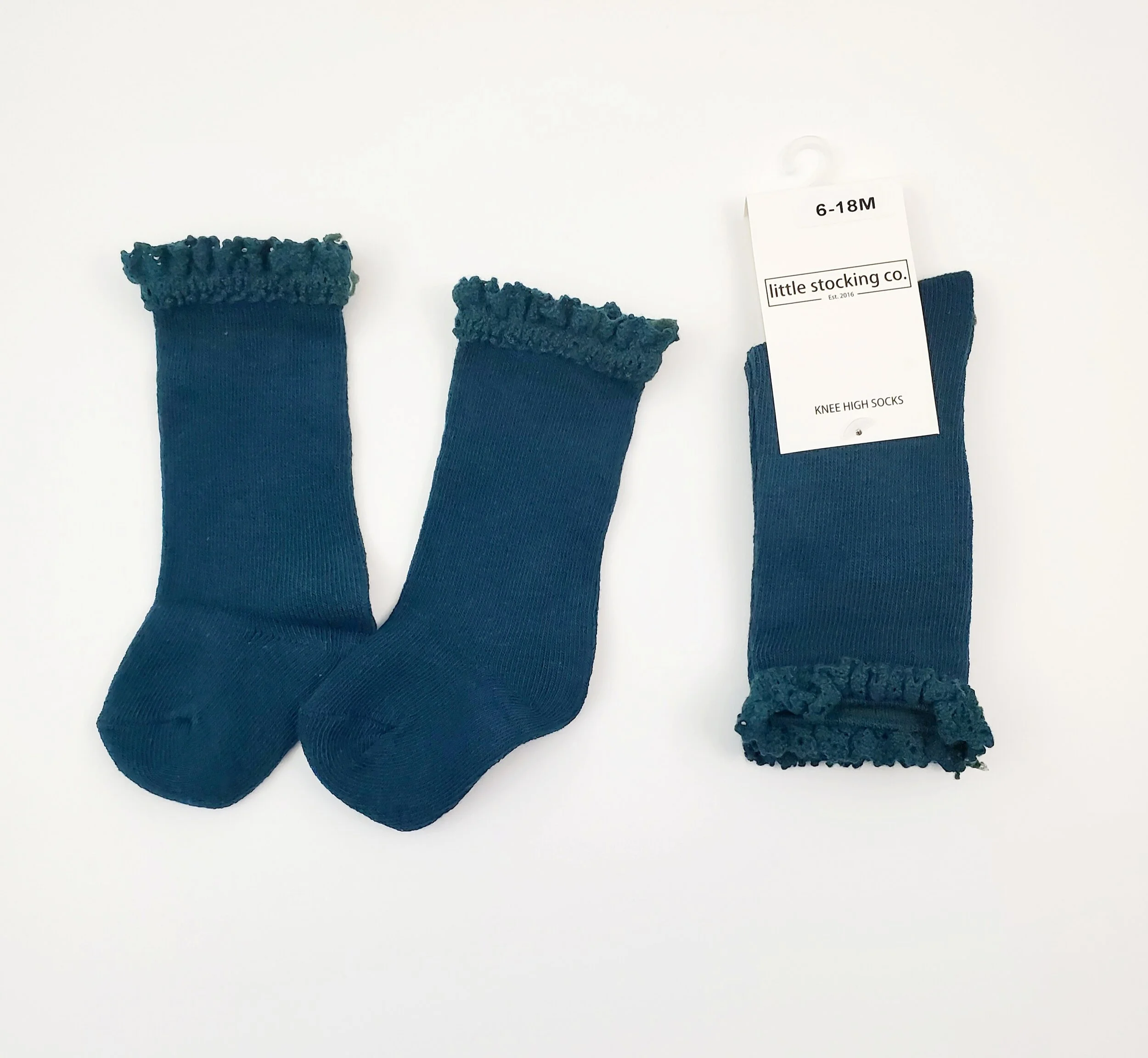 Lace Top Knees High Socks 