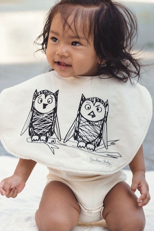 Owlets Organic Cotton Bib