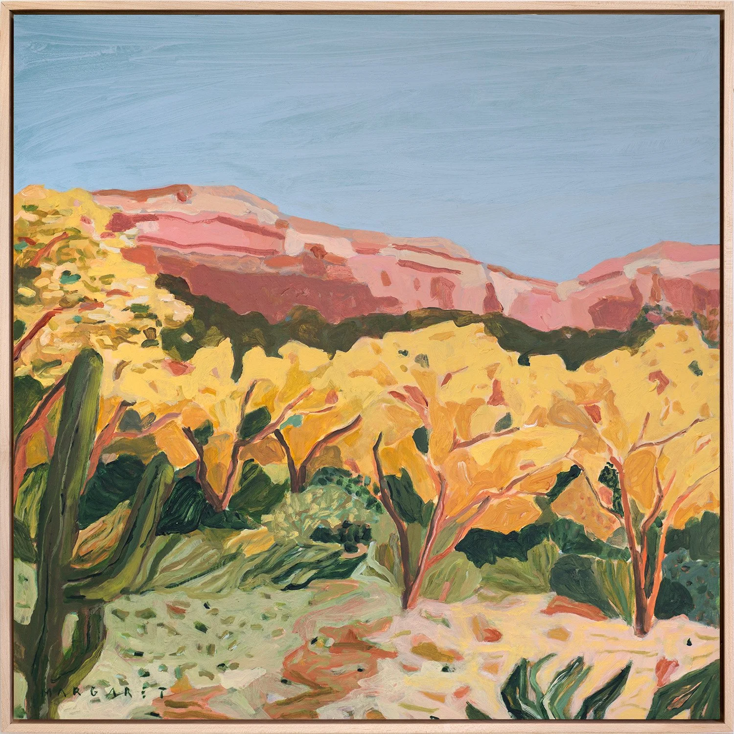 SUNSHINE TREES I 24"X24"