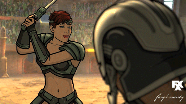 key frames from FXX's Archer 1999, ep 1002