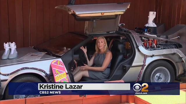 CBS Covers RentTheDelorean.com Charity Event at Backyard Minigolf Course