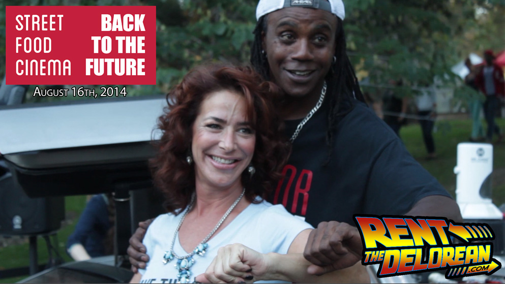 Street Food Cinema's Back to the Future night!