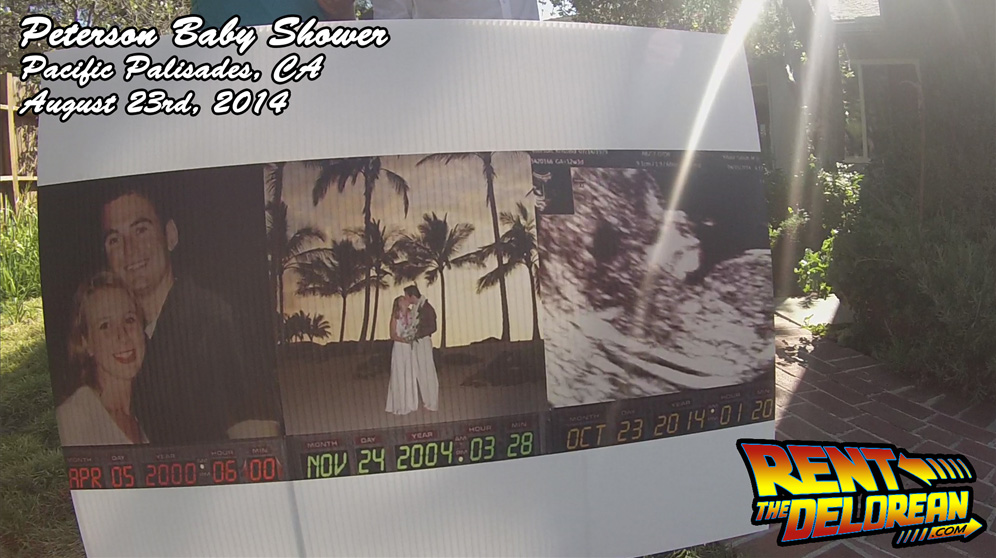 A Time Machine at a Baby Shower?  Makes perfect sense...