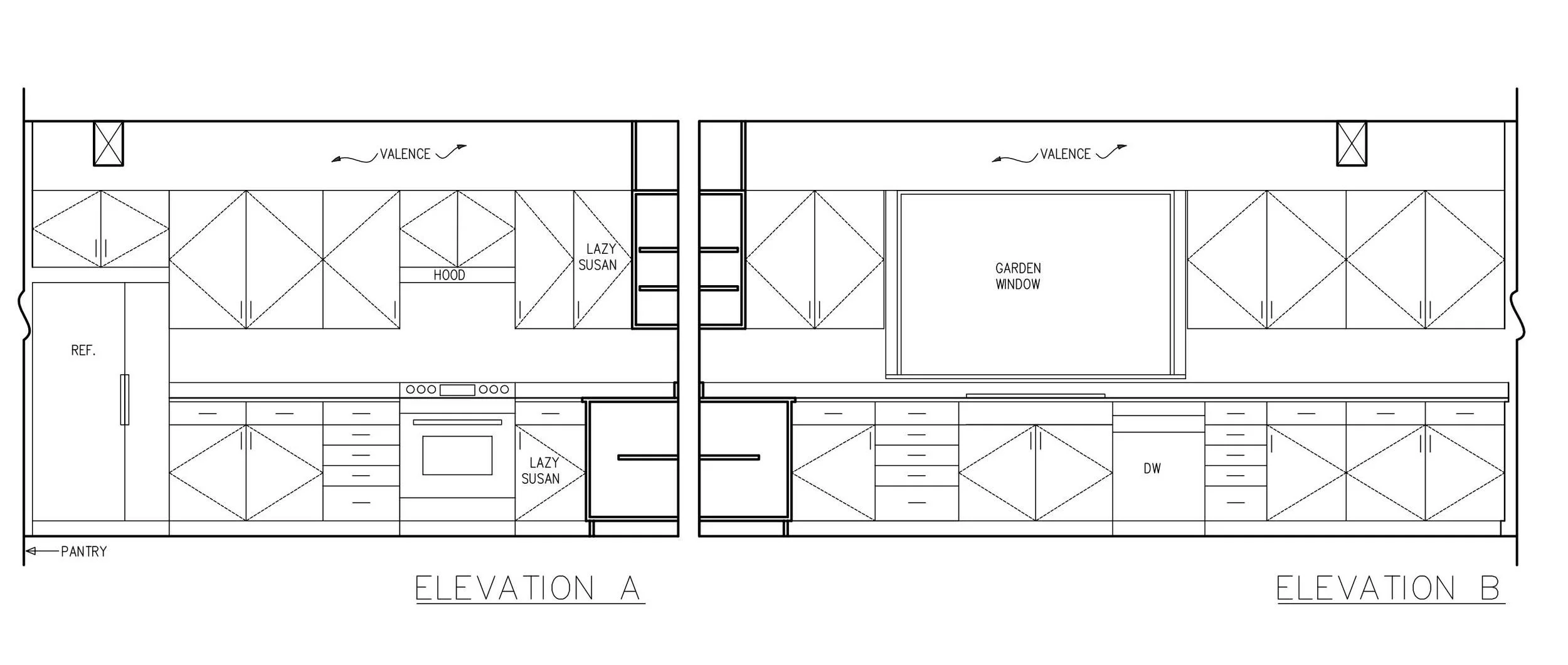 Kitchen Interior Elevations