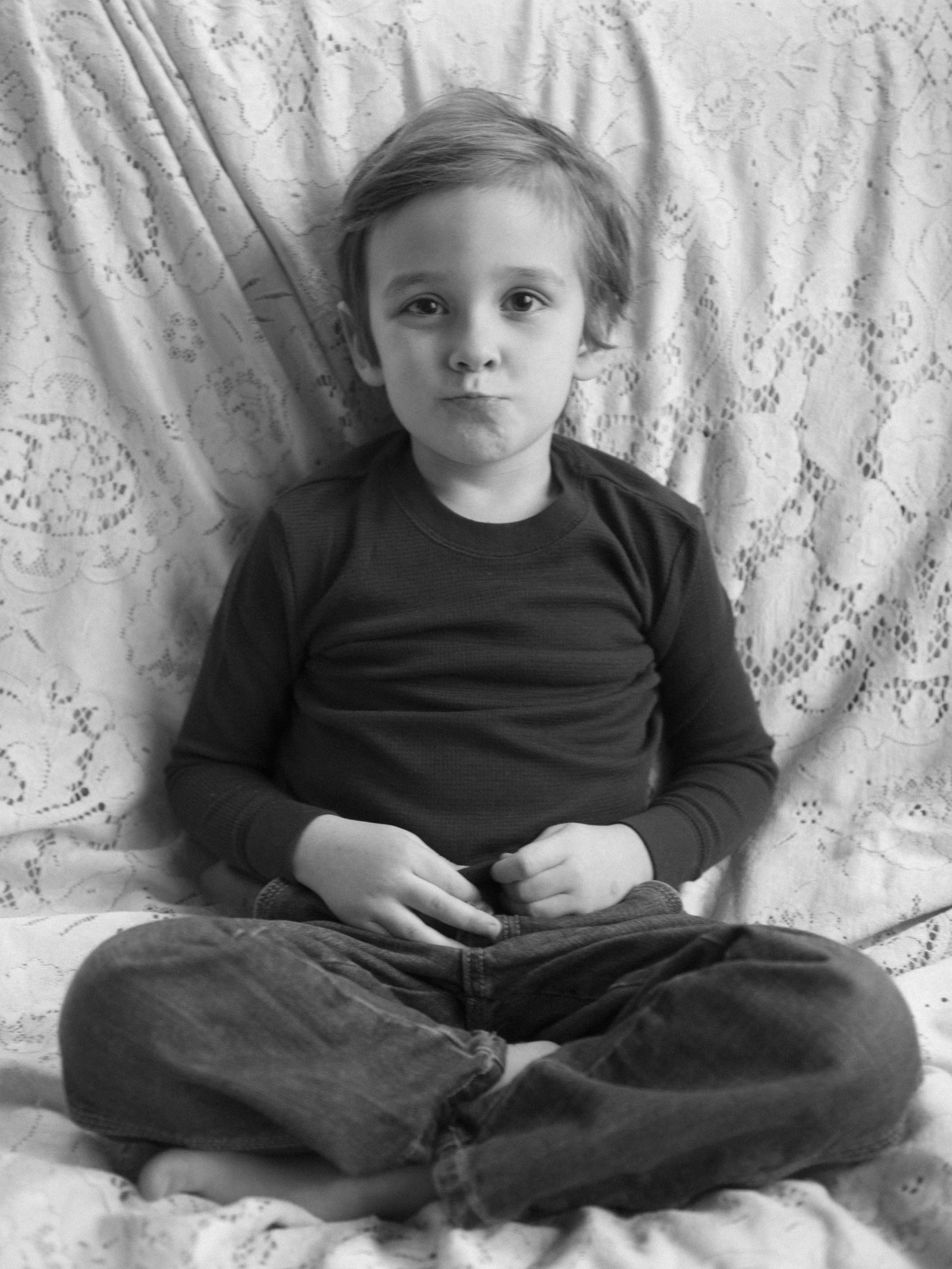 Leah & Children - Artistic Indoor Portraits