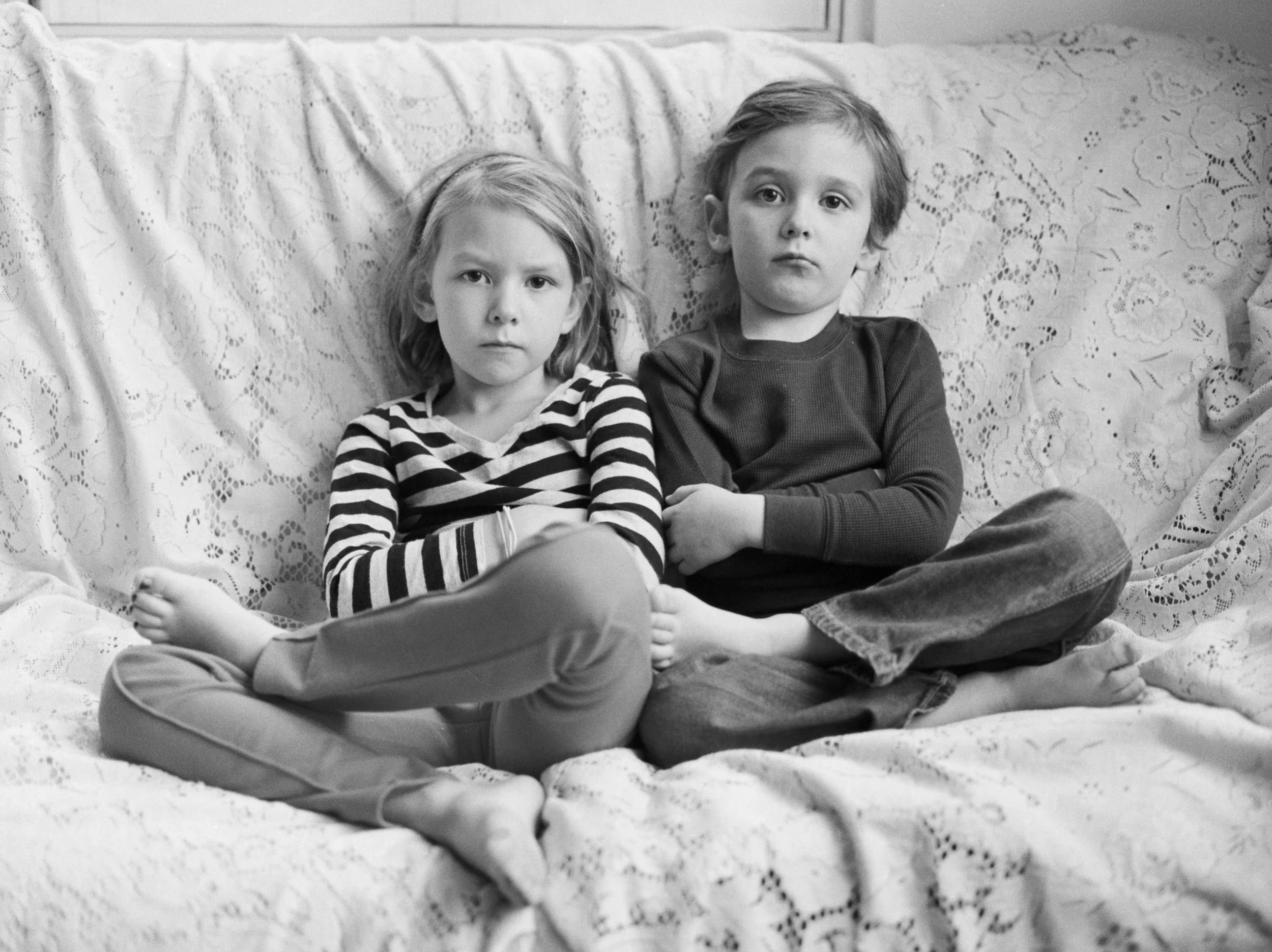 Leah & Children - Artistic Indoor Portraits