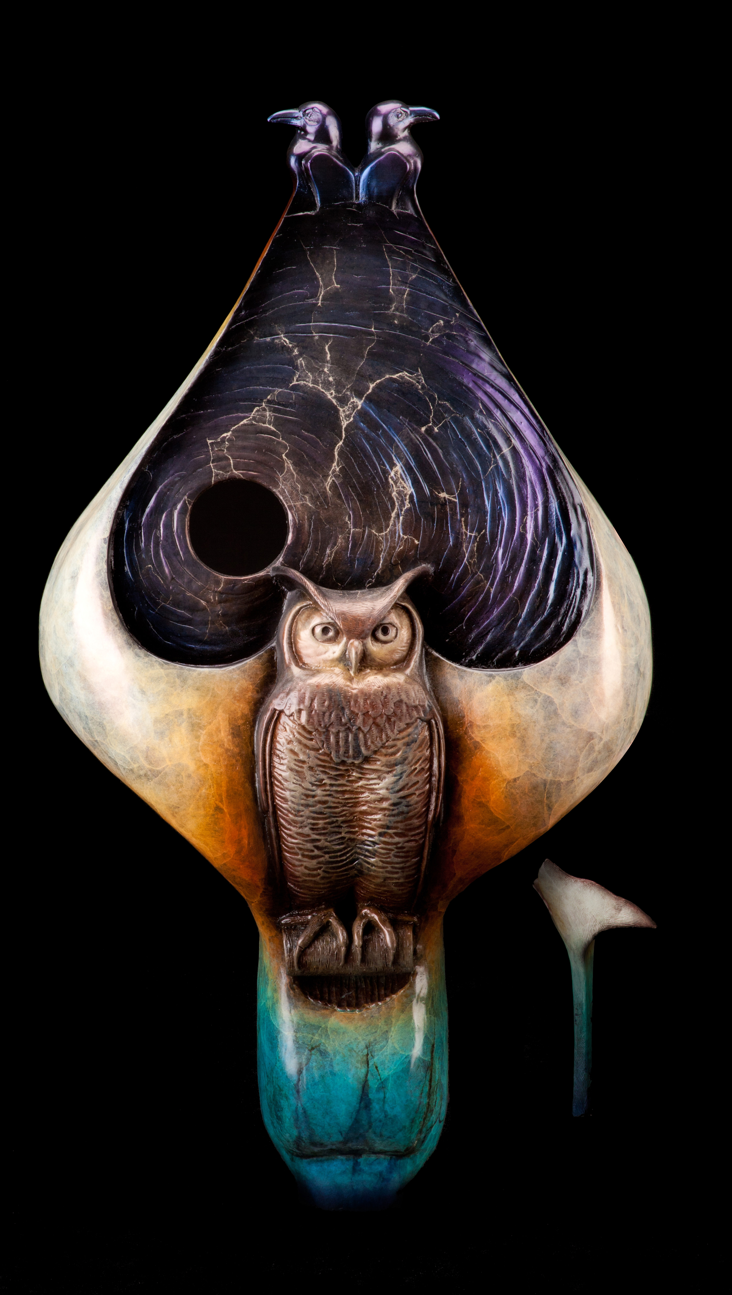  Faces of Night Master (34" H)