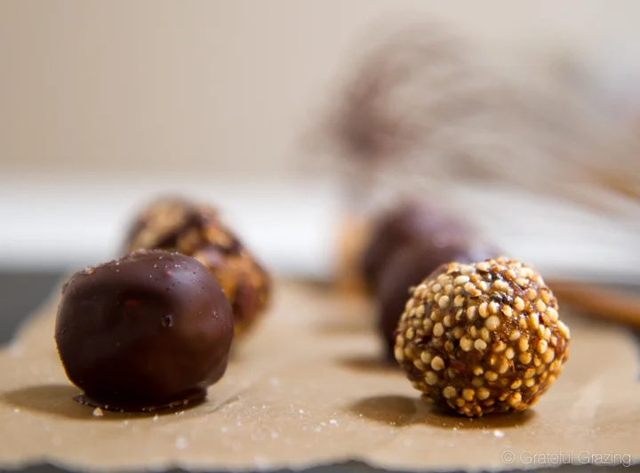 Popped Quinoa Bon Bons 