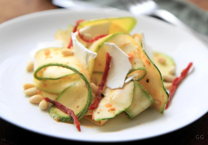Summer Squash and Sun Dried Tomato Salad 