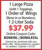 Pizza wings Coupon Whittier Brickhouse Pizza