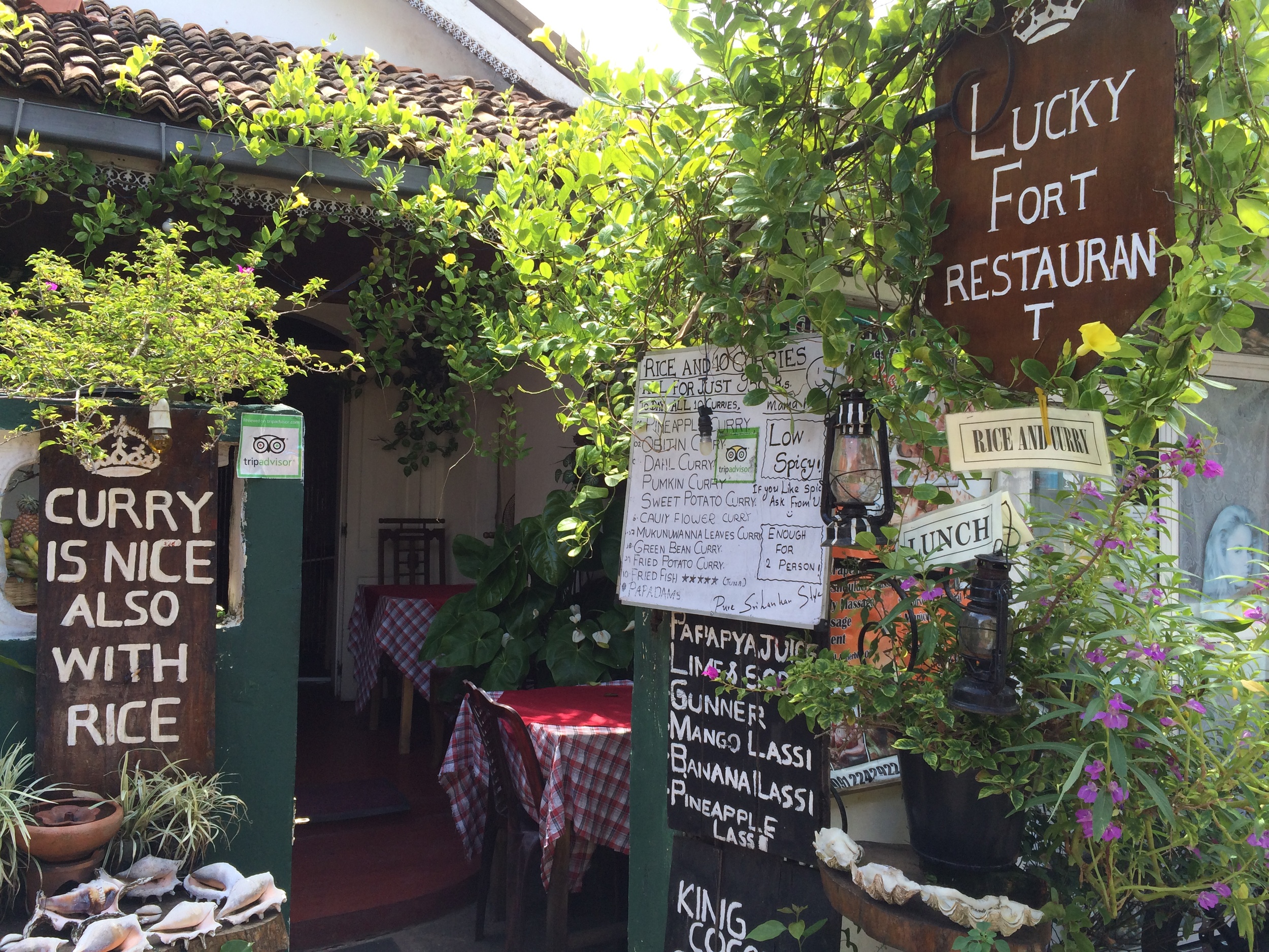 Restaurant in Galle, Sri Lanka