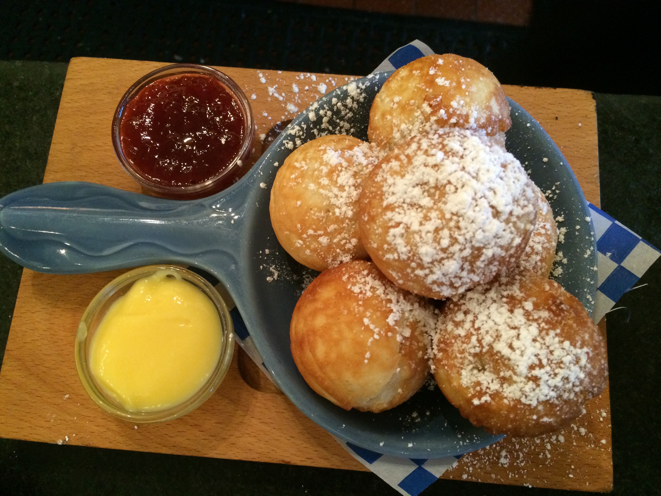 Ebelskiver (Danish pancakes) at Broder