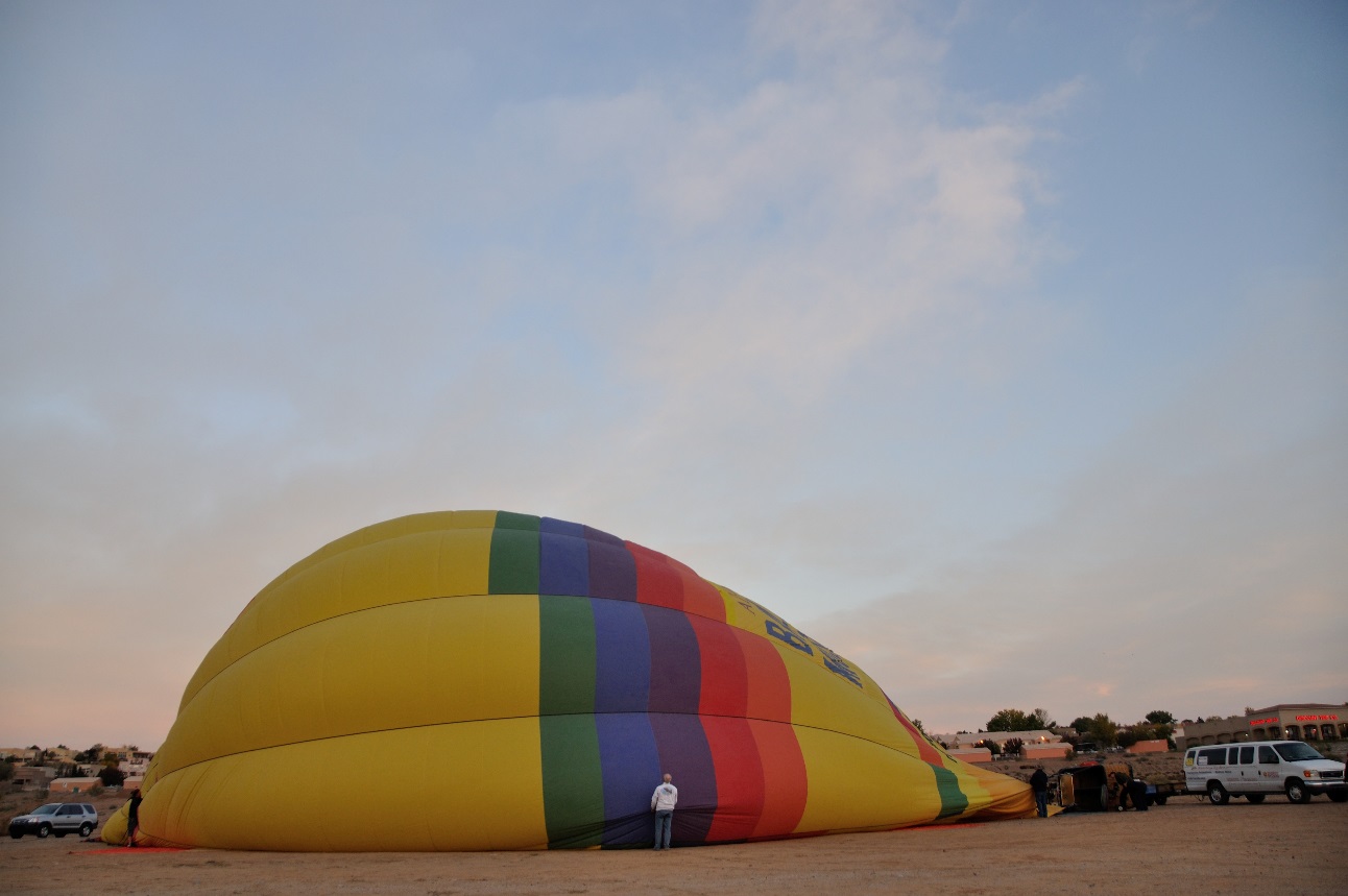 The Balloon being filled