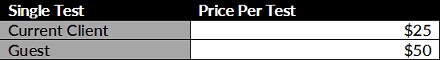 *prices include washington state sales tax