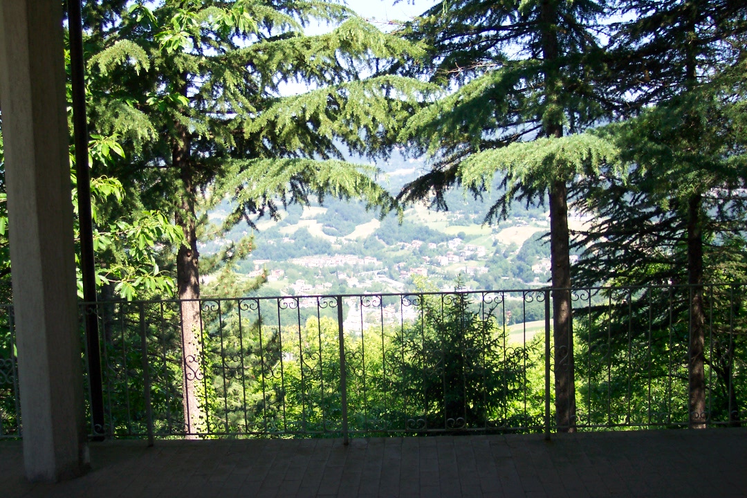 Balcony view from large terrace - apartment #2.
