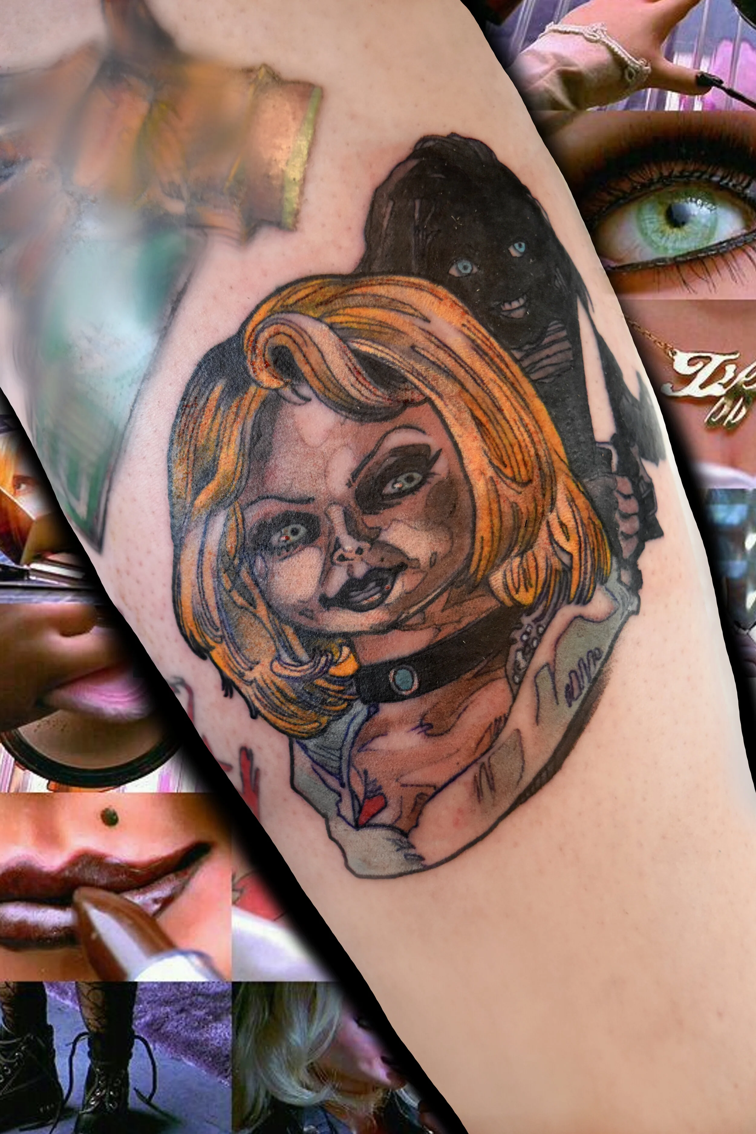 Top more than 57 chucky bride tattoo best in.cdgdbentre