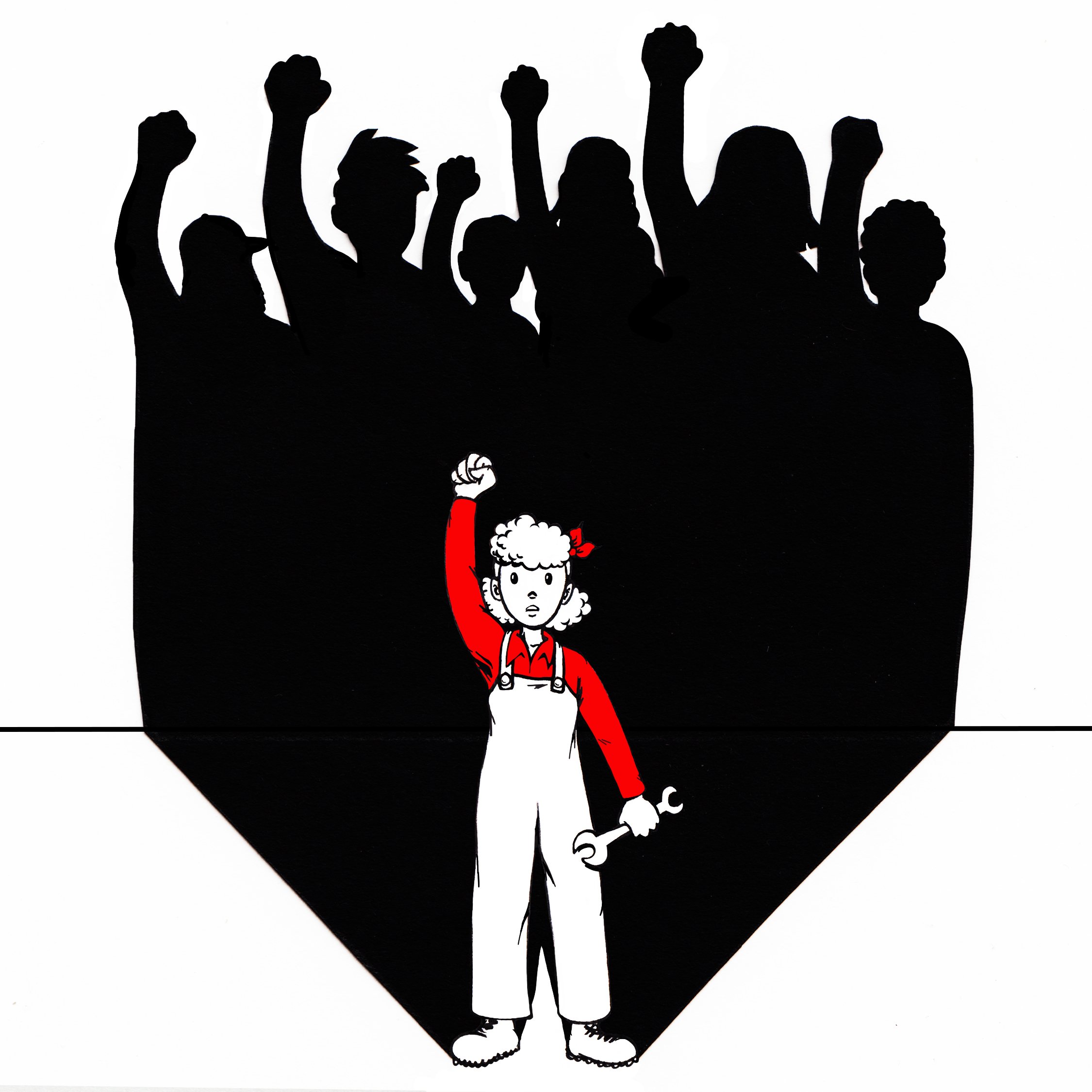 DSA "Why do we need a union?" zine cover, 2020