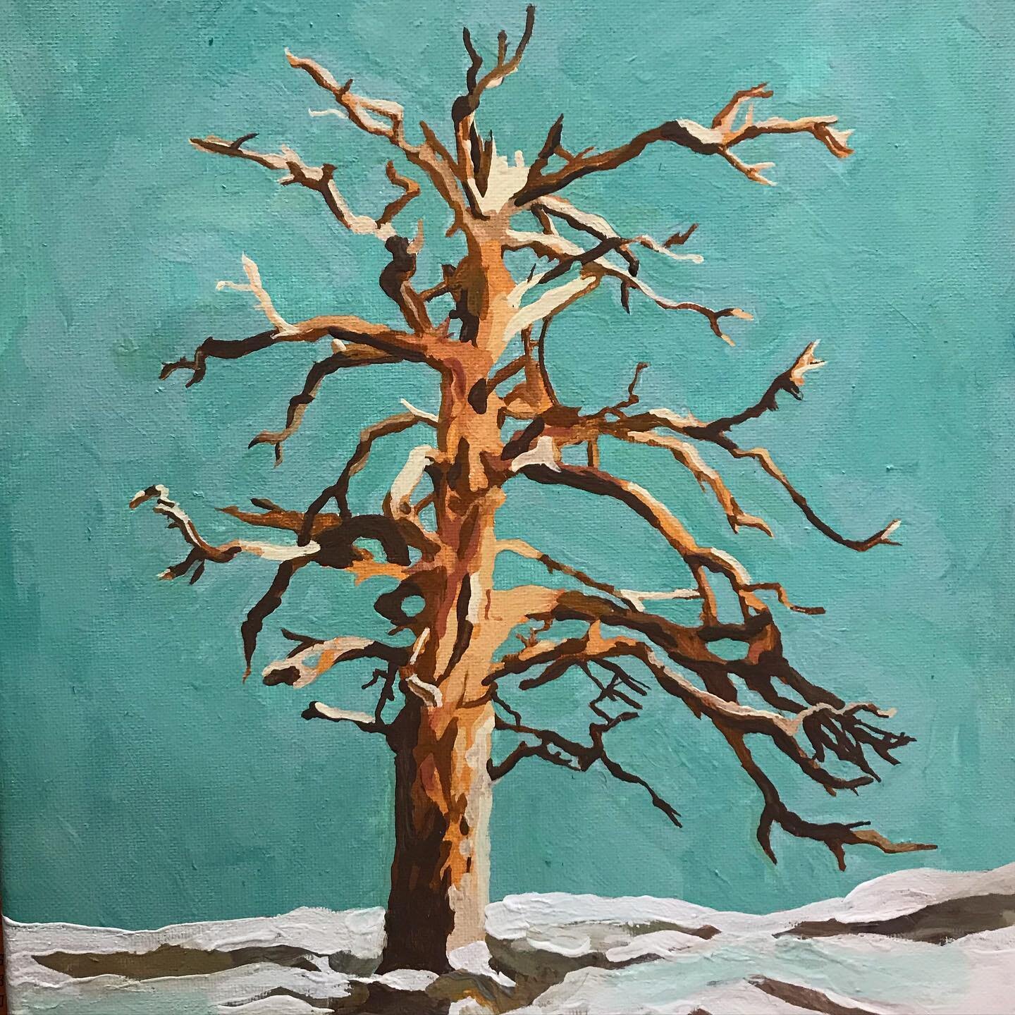 So I did this painting as a commission for Christmas and the client just came in to tell me how much she and the person she gifted it to hate it. So, here it is in all it's glory, because I personally like it, and since the client won't enjoy it with