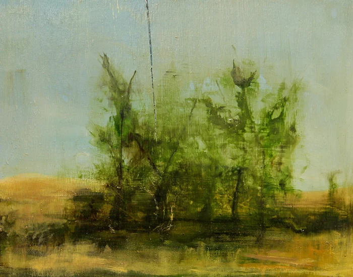 No. 218 Oil on Wood 11in x 14in