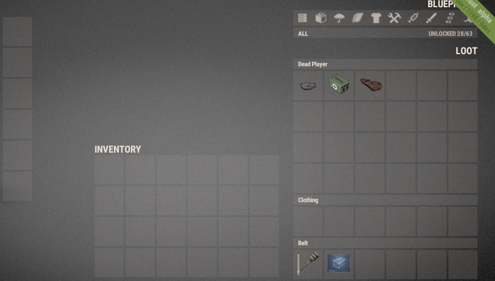 More slots when looting dead players (and organized too!)