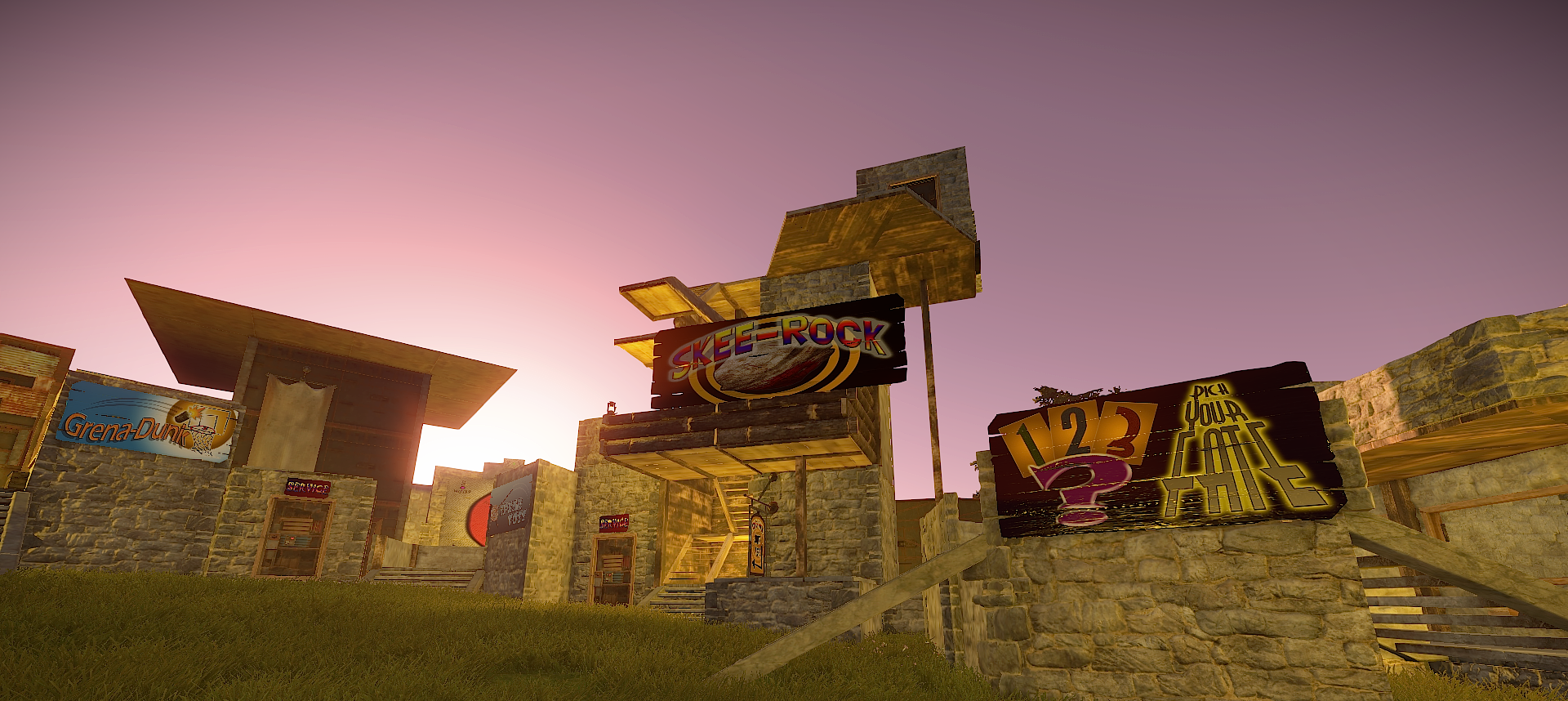 Another peek at some of the carnival games at Charitable Rust.