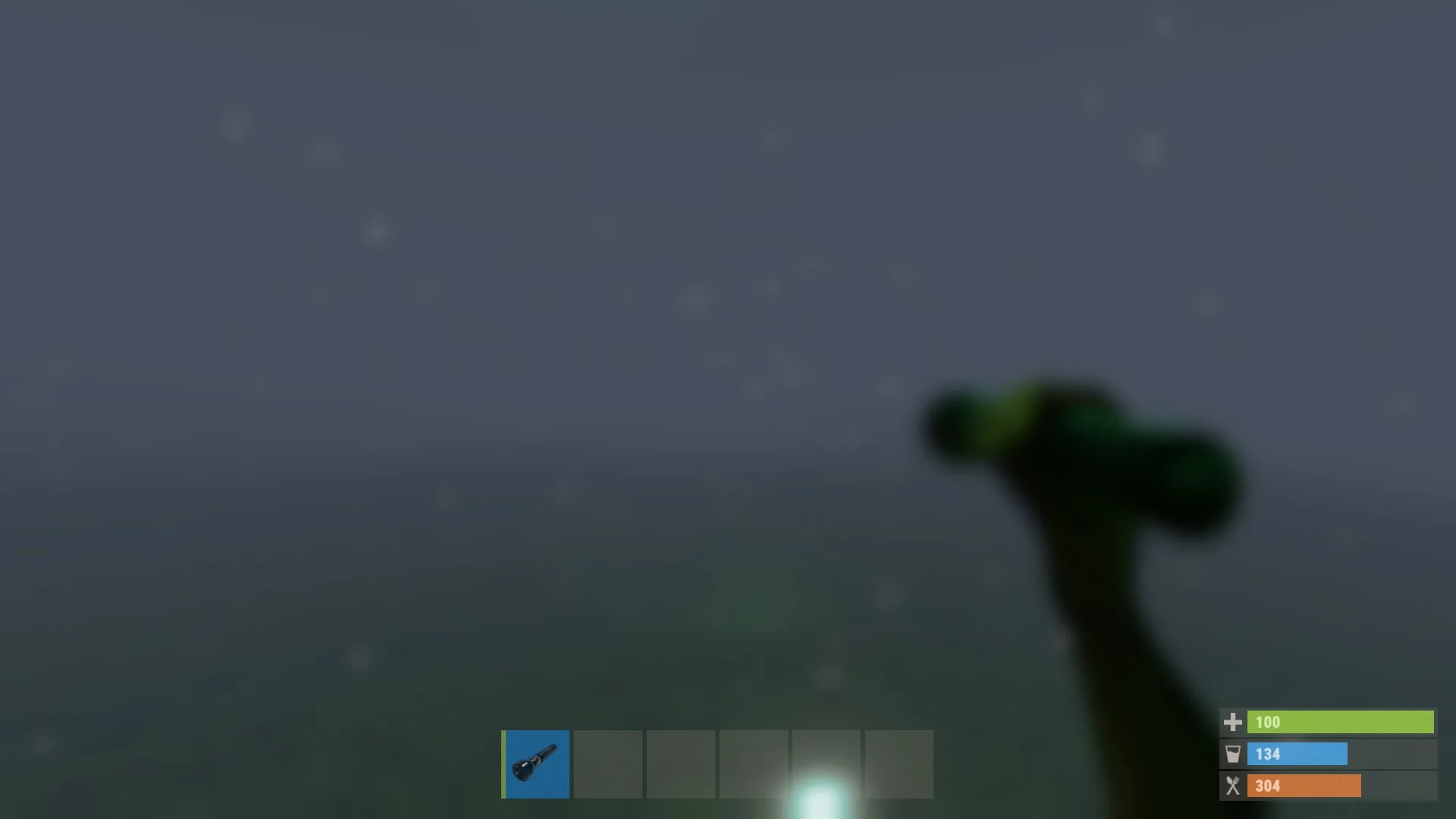 Under water without a mask