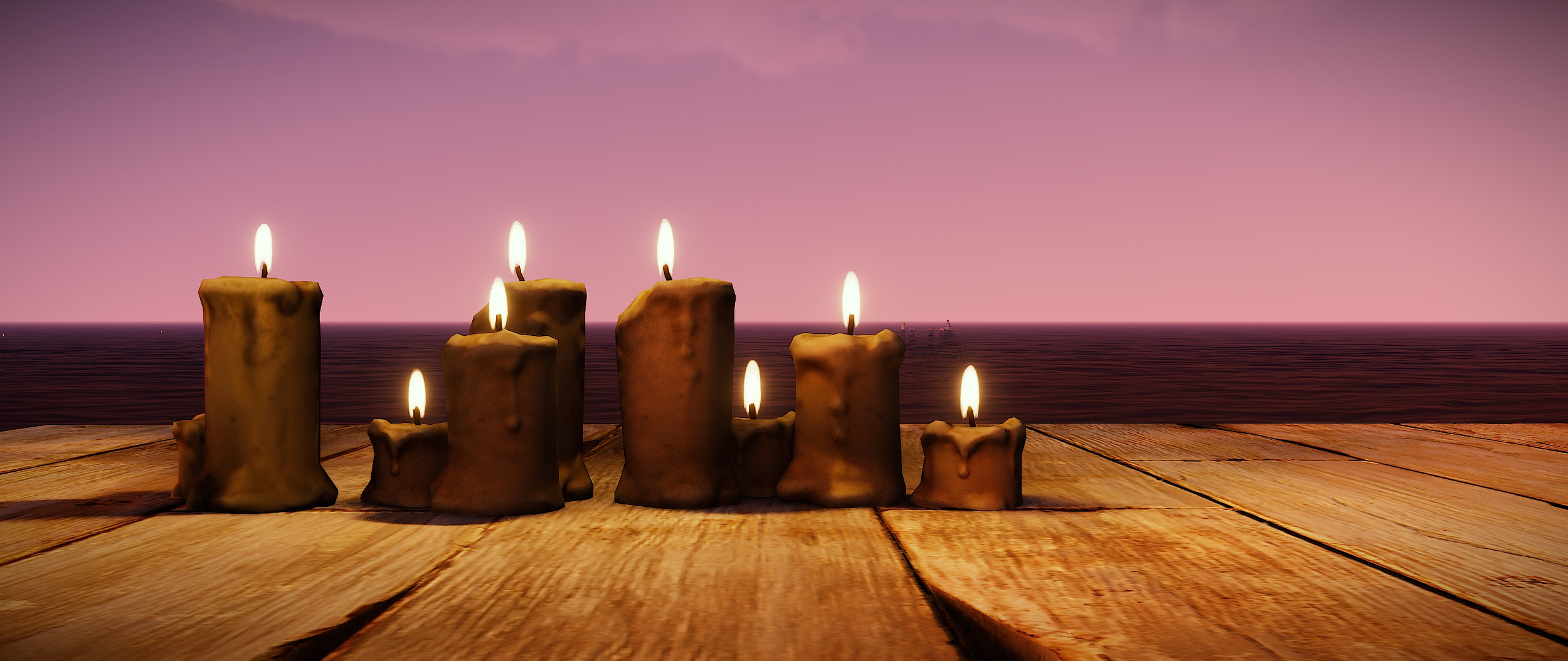 Candle set rust