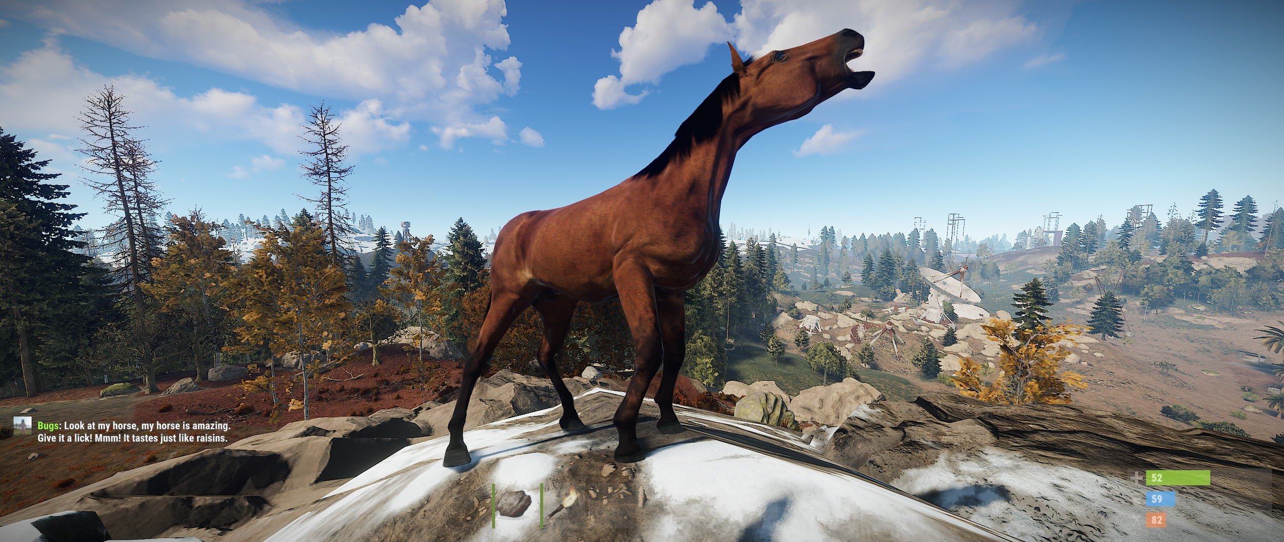 So Animal Taming already exists in Rusts code, seems to be waiting on implementation. Either this is for horse riding or taming animals of all kinds. (more leaks to come, stay tuned)