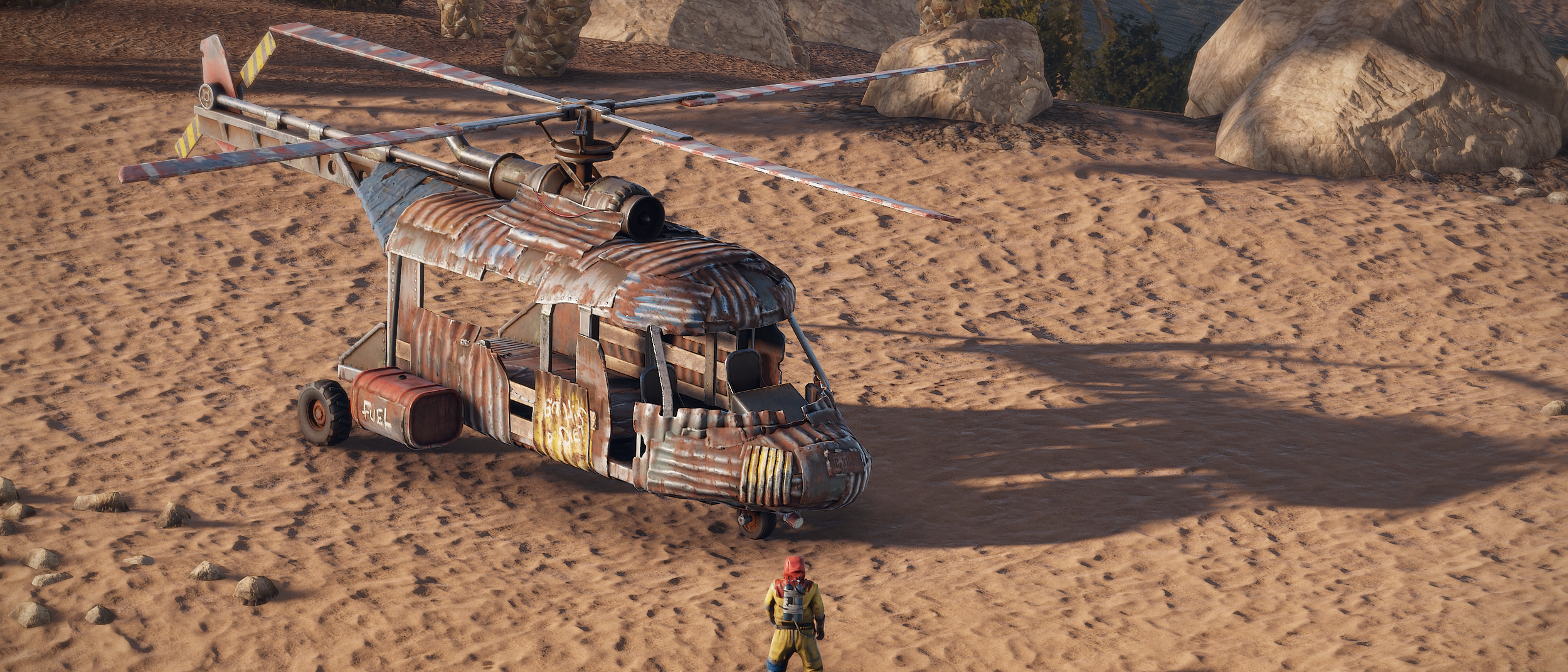 Rust scrap helicopter фото 15