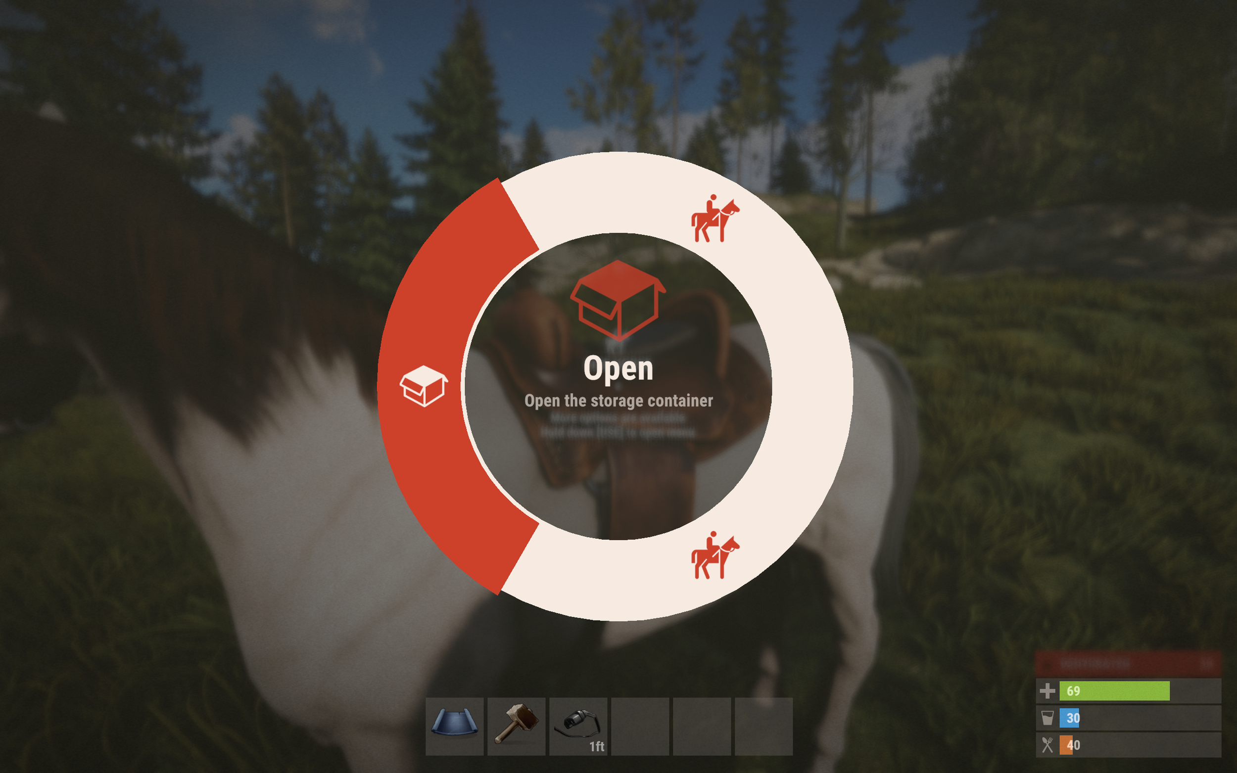 So Animal Taming already exists in Rusts code, seems to be waiting on  implementation. Either this is for horse riding or taming animals of all  kinds. (more leaks to come, stay tuned) 