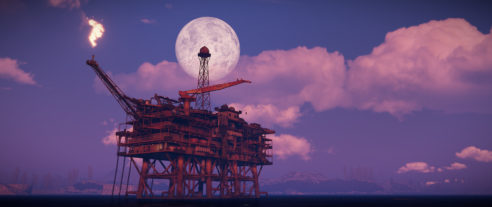 Large Oil Rig added