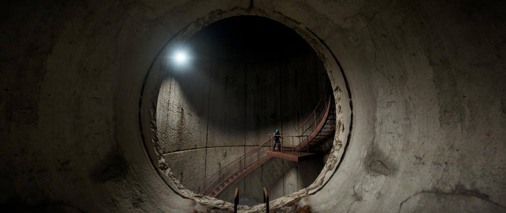 Sewer and cave lighting