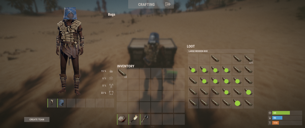 Hover quick loot added