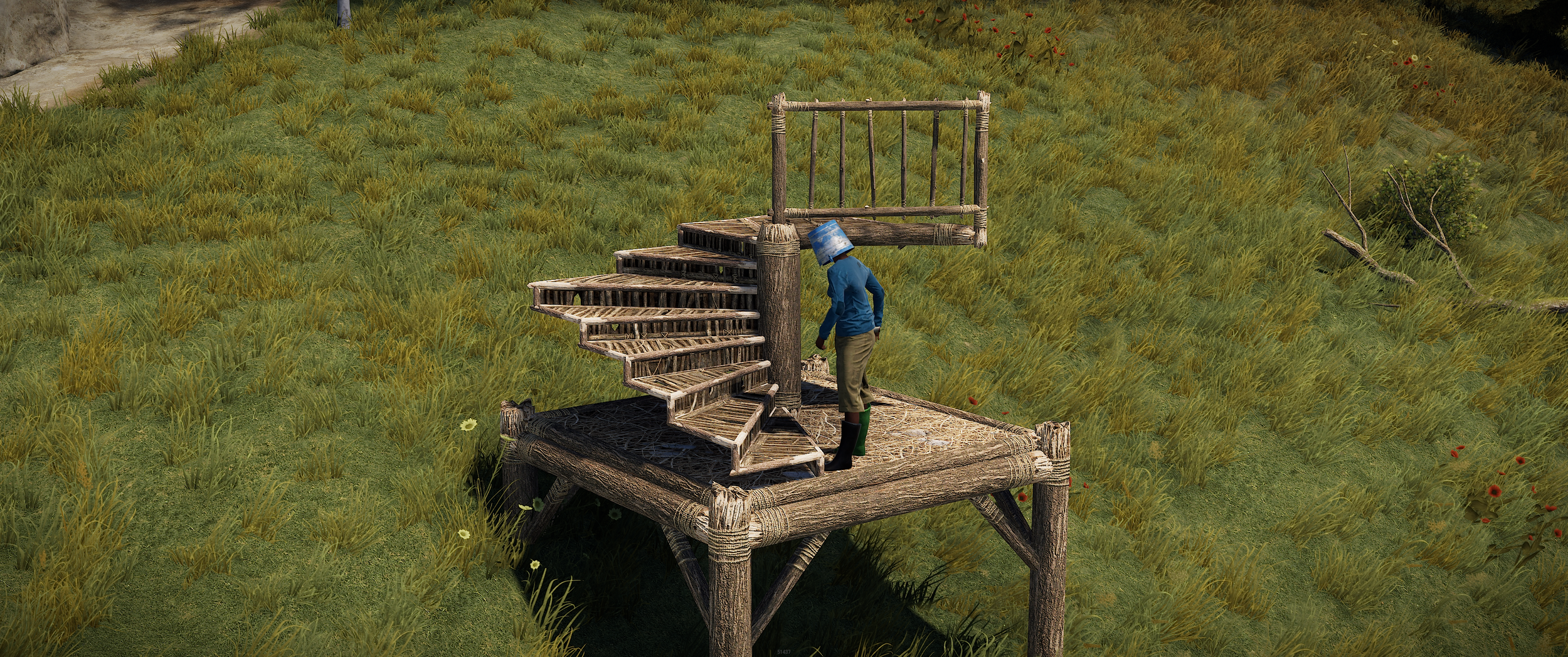на чем строить лестницу в rust фото 3