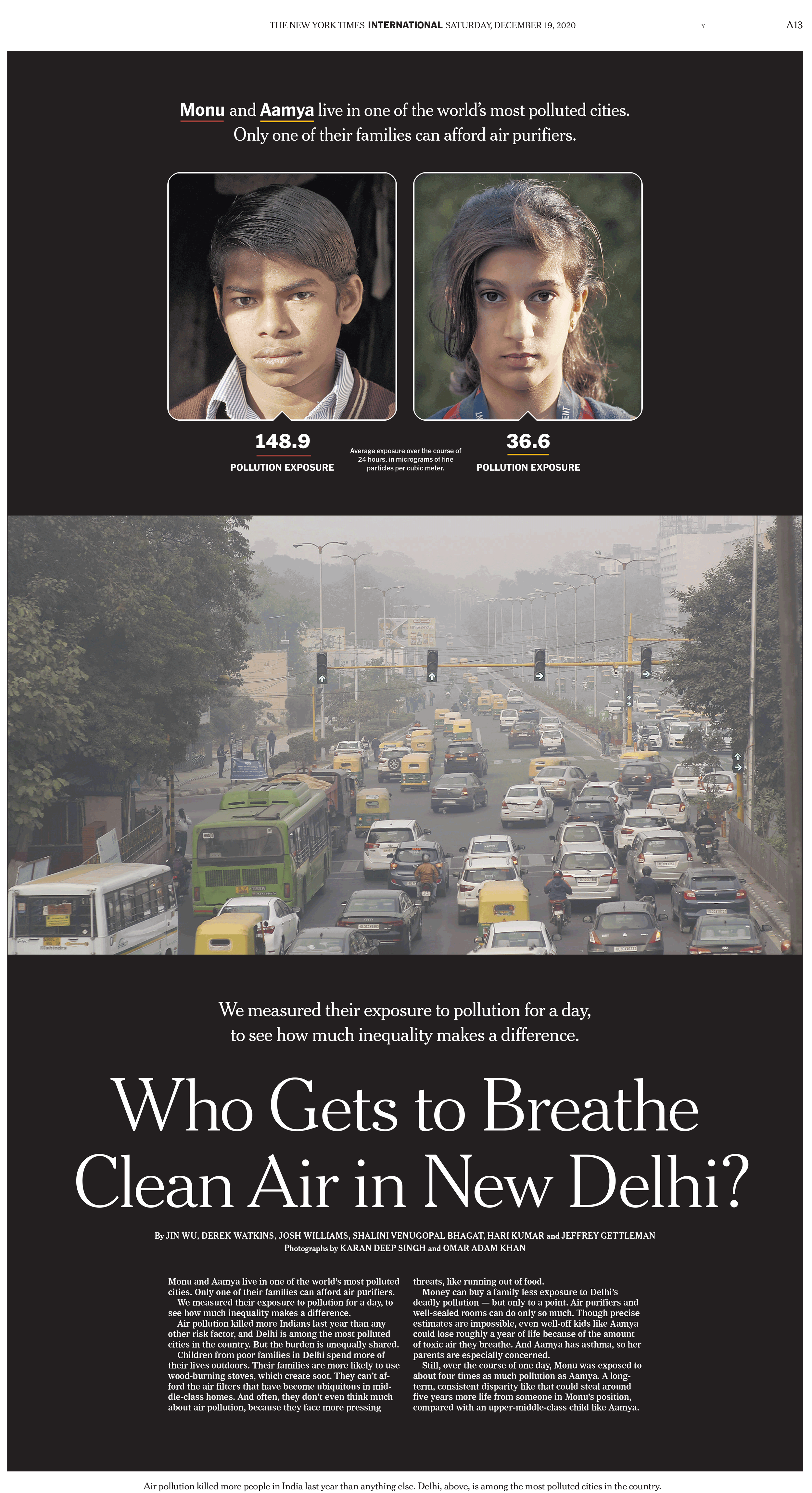 'Who Gets to Breathe Clean Air in New Delhi?'