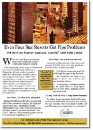 Designed for magazine or stand-alone glossy flyer