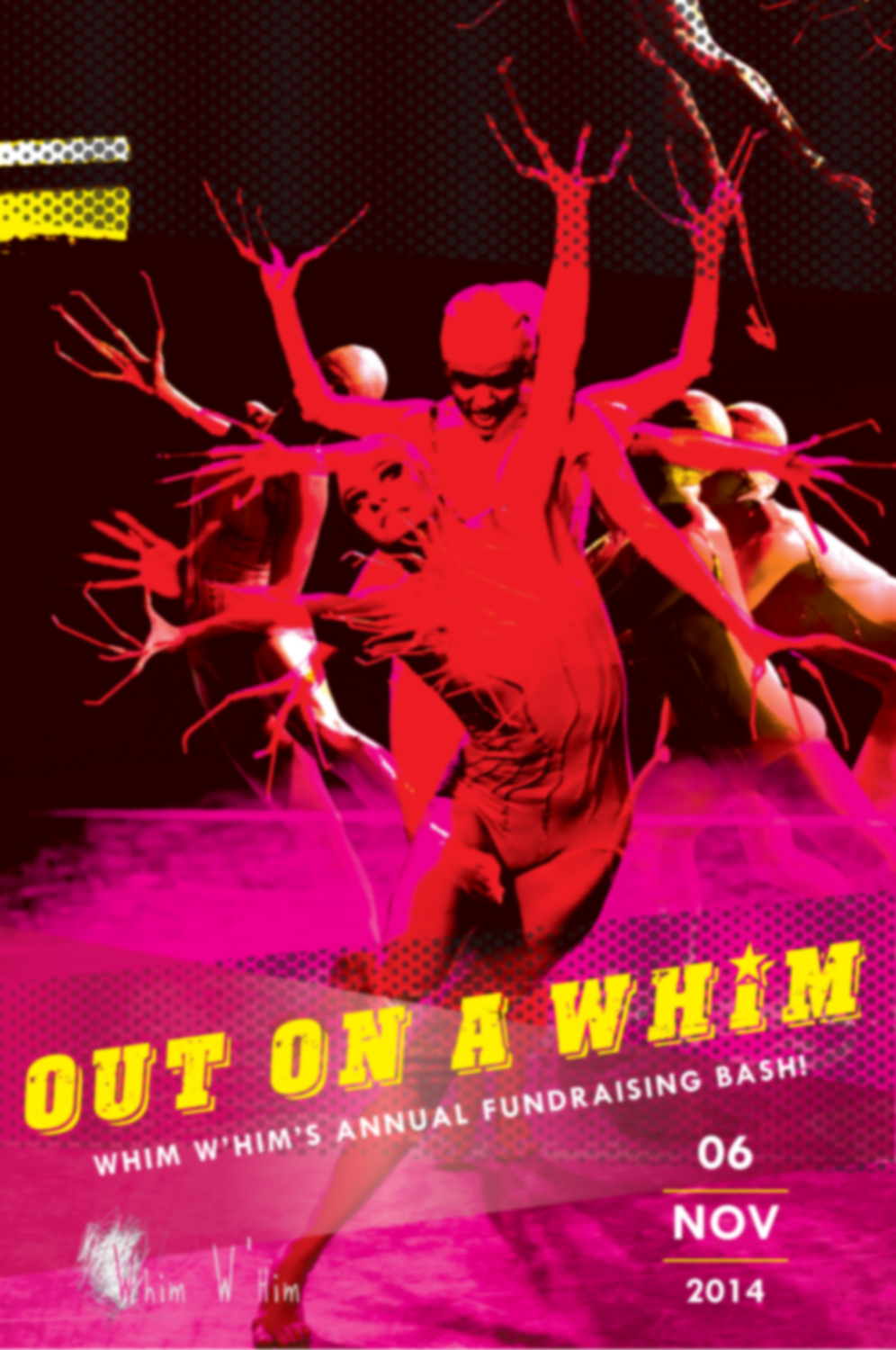 Direct Mail Postcard for Whim W'Him Dance Company