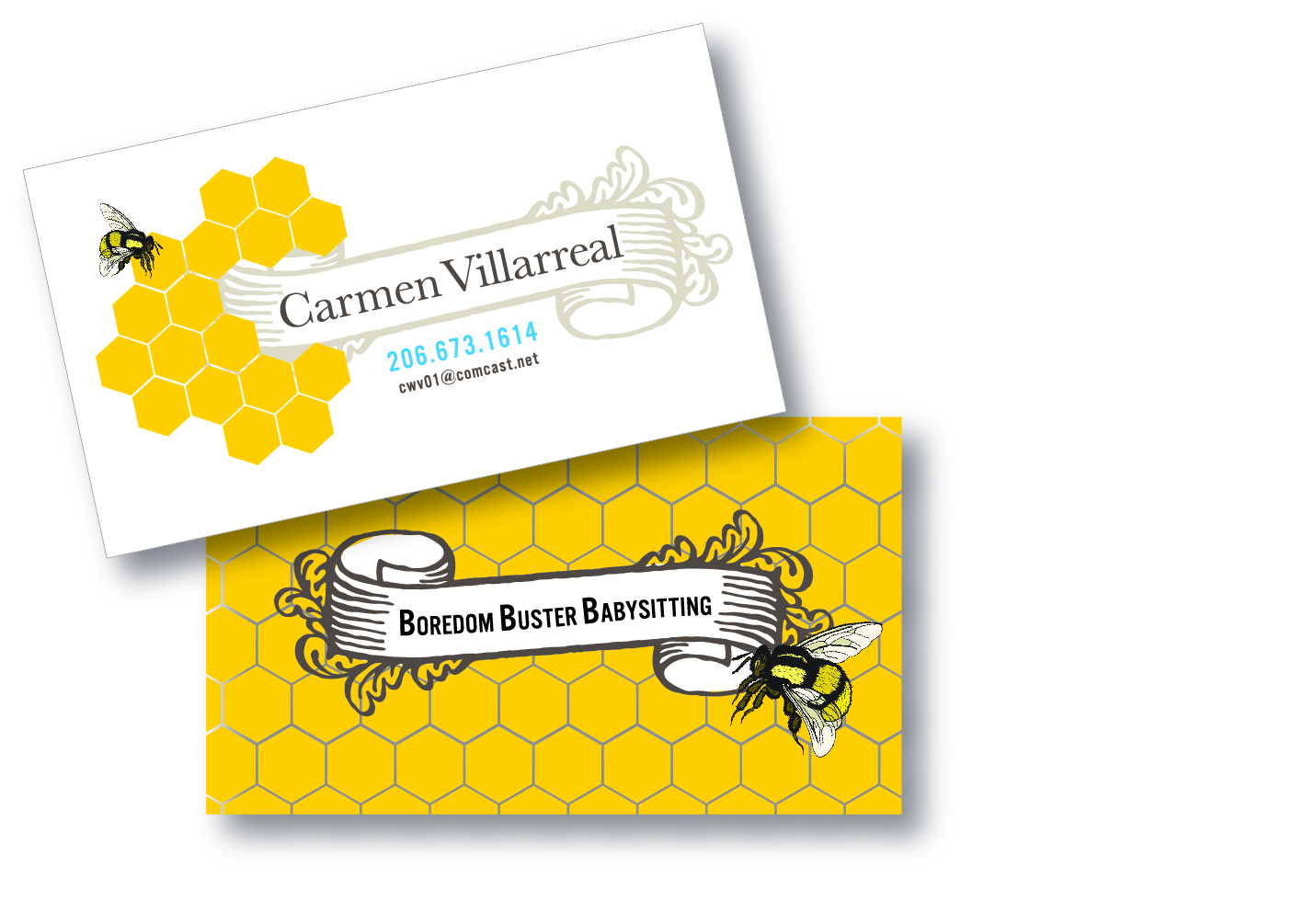 Logo and Business Card for Carmen Villarreal