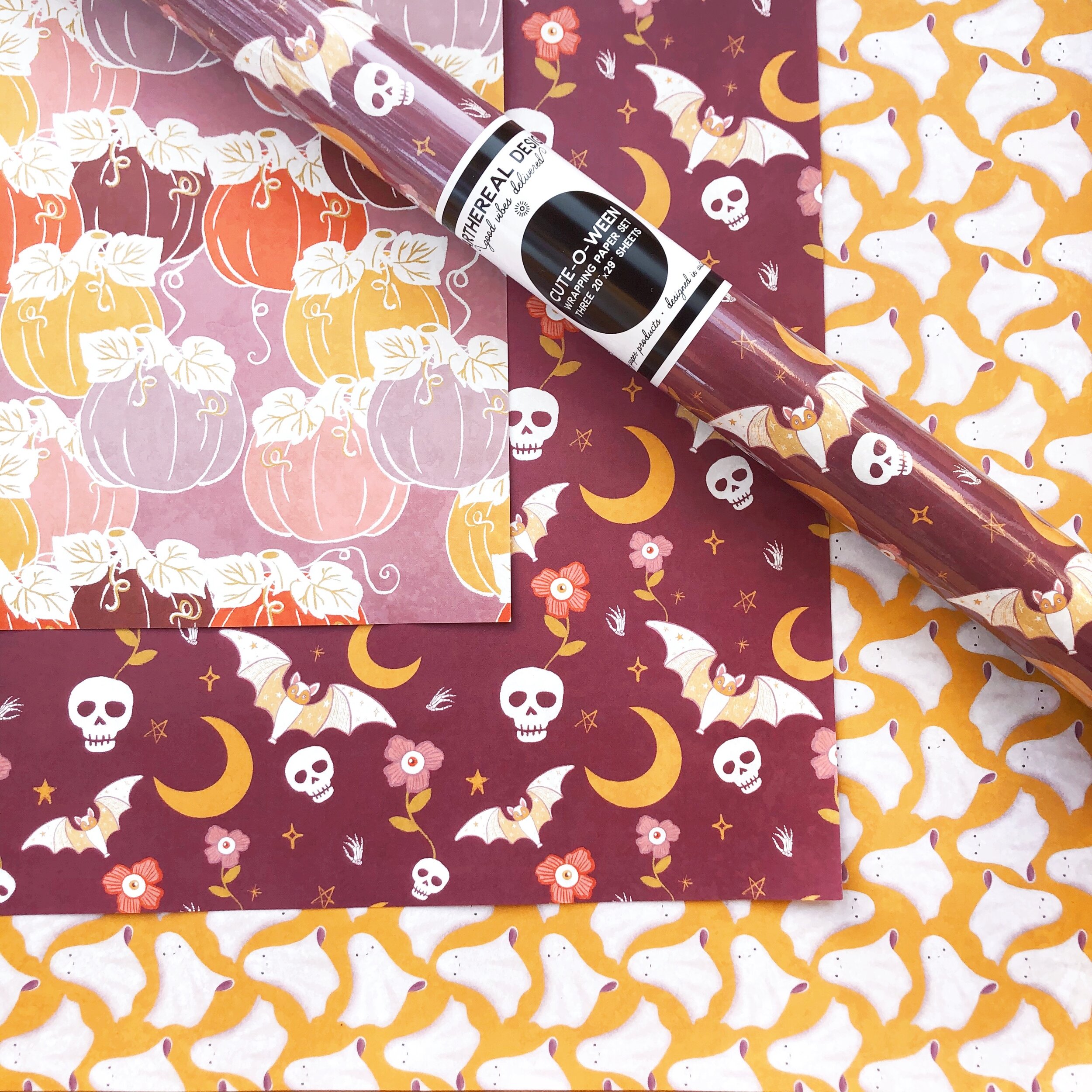 Cute-o-ween Wrapping Paper Set